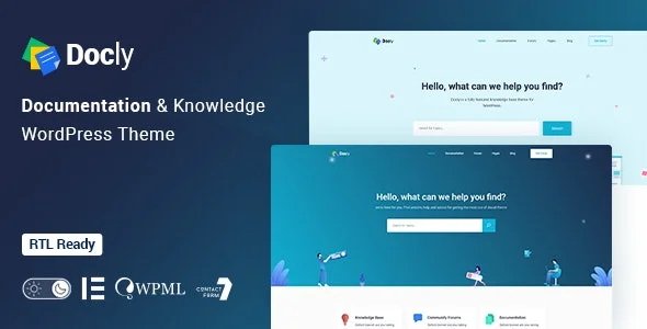 Docly - Documentation And Knowledge Base WordPress Theme with bbPress Helpdesk Forum v2.3.2